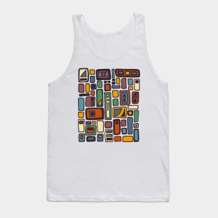 Retro Abstract Tank Top